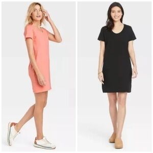 Universal thread Peach T-Shirt Dress. Good condition, size medium.